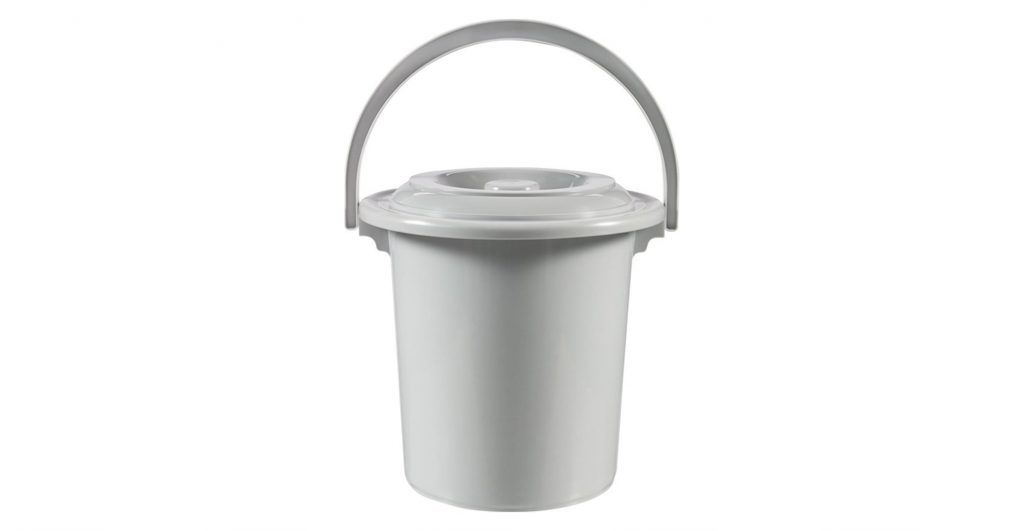 Curver Toiletemmer met deksel - 10L