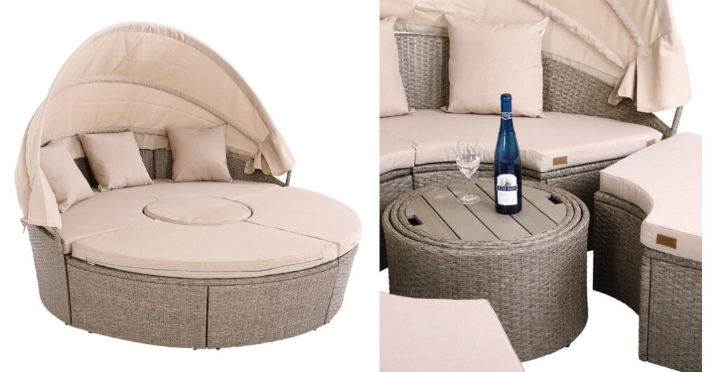 Casaria Polyrattan Zonne-Eiland