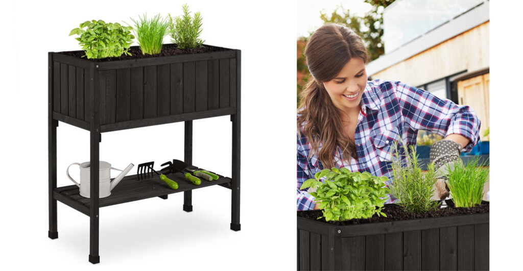 Relaxdays moestuinbak op poten